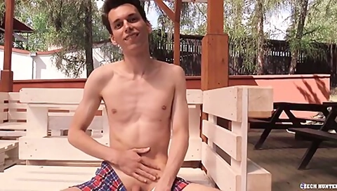 539 - Skinny Twink Gets His Tight Ass Analized Raw By A Stranger For Extra Money