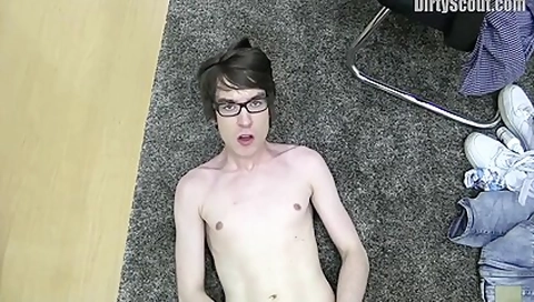 Dilettante teen 18+ With Delicious Hairstyle And Glasses